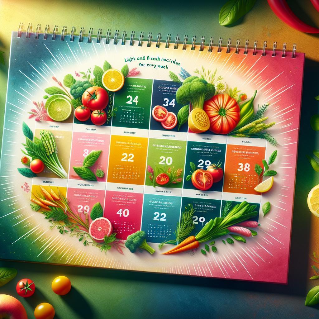 Leichte und frische Rezeptideen für jede Woche